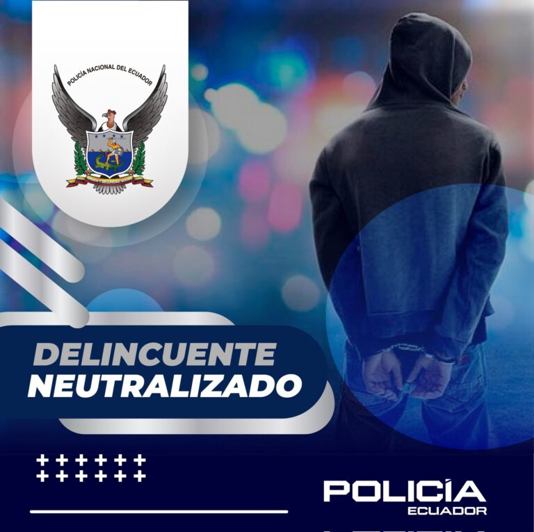 Neutralizado presunto delincuente mediante uso legítimo de la fuerza