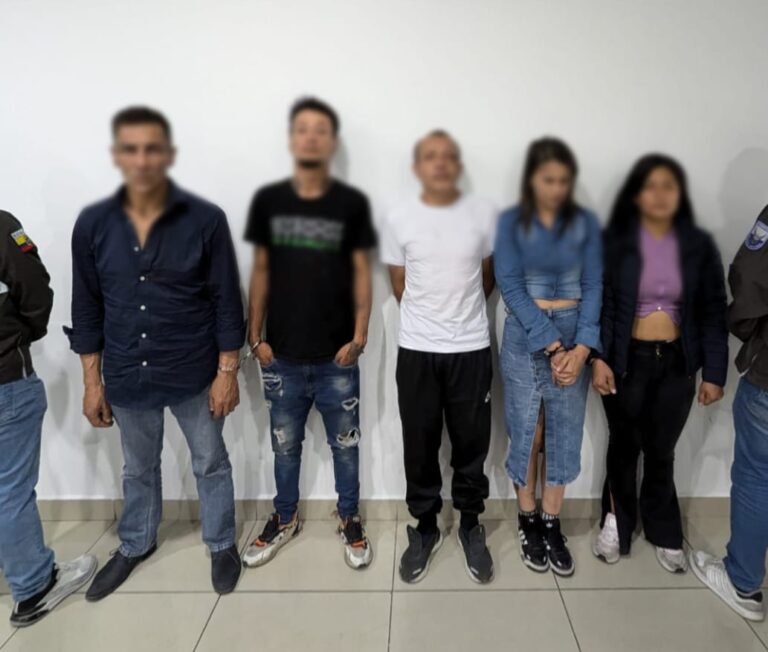 En Quito fue desarticulada peligrosa organización delictiva que operaba en sectores de alta plusvalía