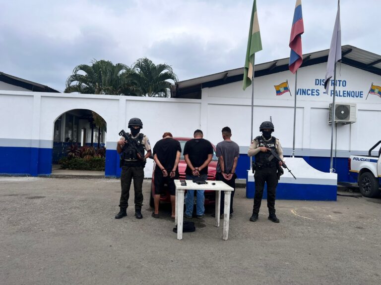 Efectiva acción policial en Los Ríos da como resultado el rescate de una victima de secuestro y la aprehensión de tres implicados