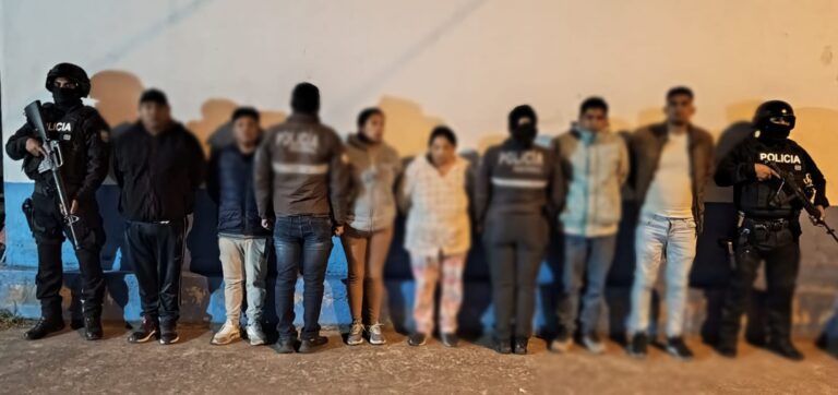 Policía desarticuló una organización delictiva dedicada al robo a personas en Cayambe