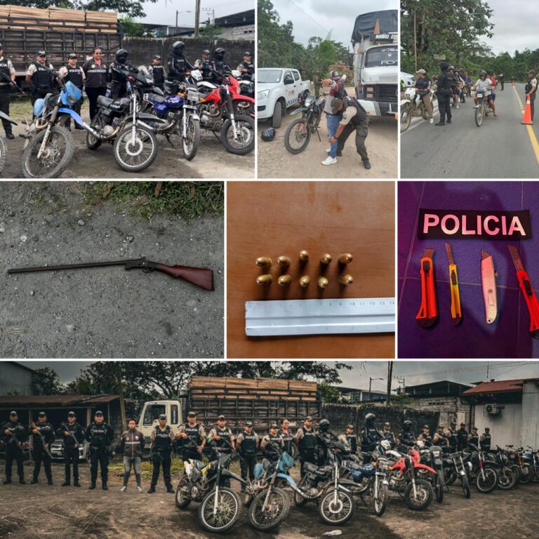 En operativo “Golondrinas 3” encuentran motocicletas robadas y decomisan municiones