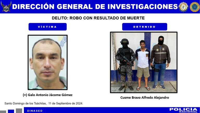 Policía captura a presunto implicado en un asesinato