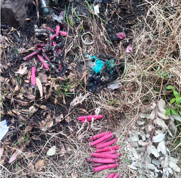 Encuentran material explosivo en sector rural de Otavalo