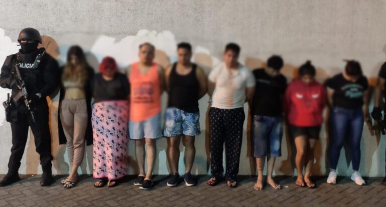 Policía aprehendió a siete presuntos e implicados en un secuestro extorsivo