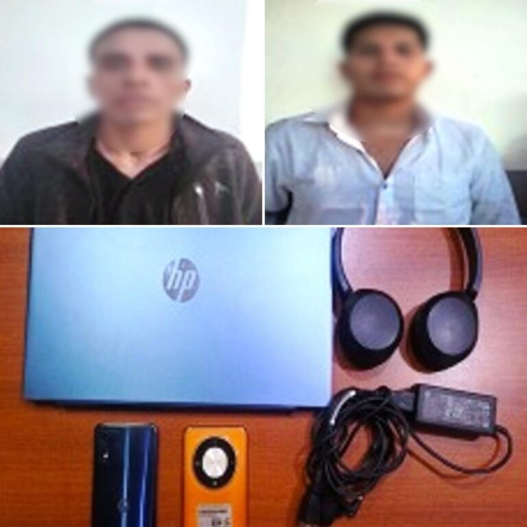 Aprehendidos por robo a personas