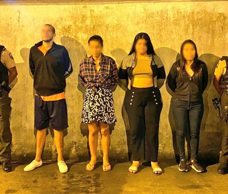 04 presuntos extorsionadores fueron detenidos con boleta de captura