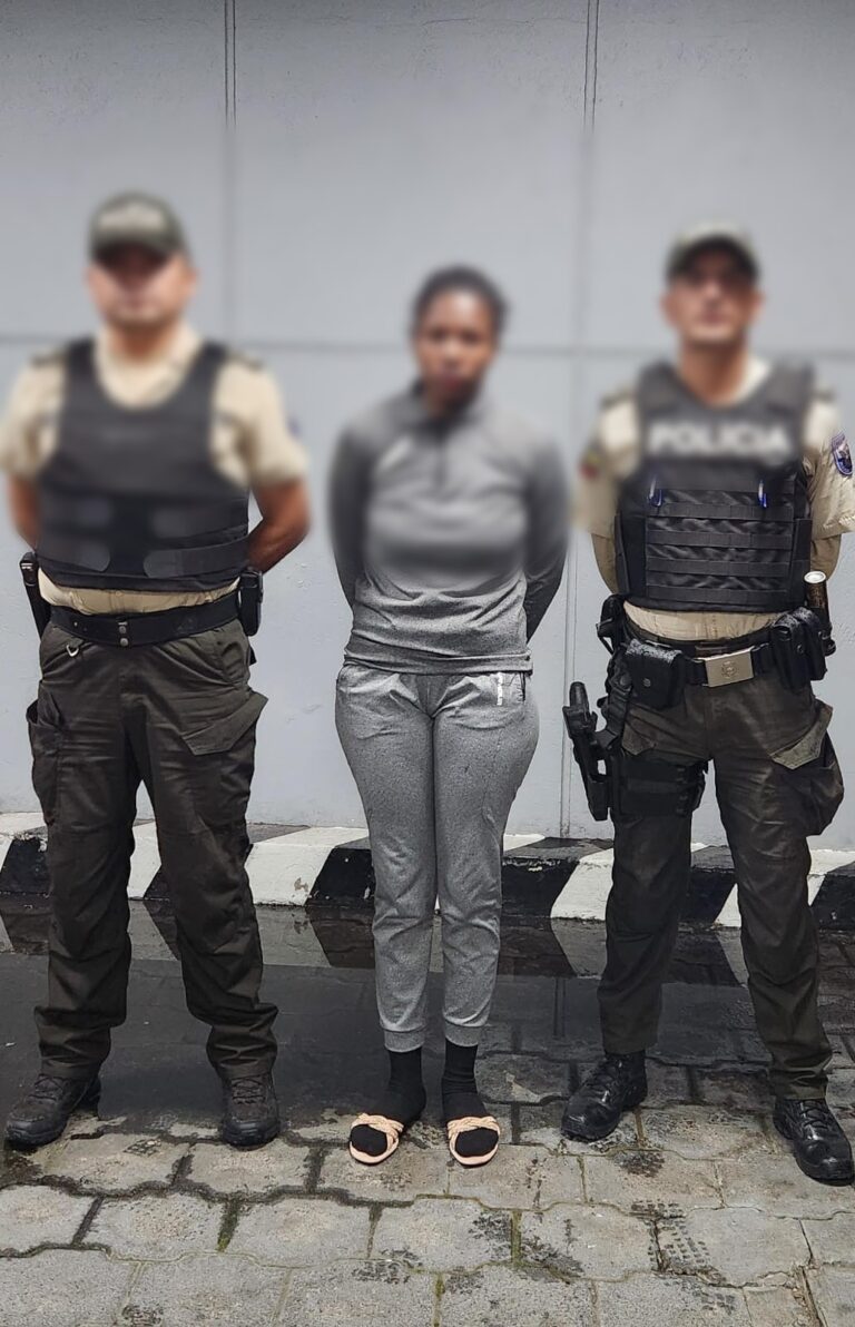 Detenida en Esmeraldas presunta integrante del GAO “ Los Tiguerones” con orden de captura por delincuencia organizada
