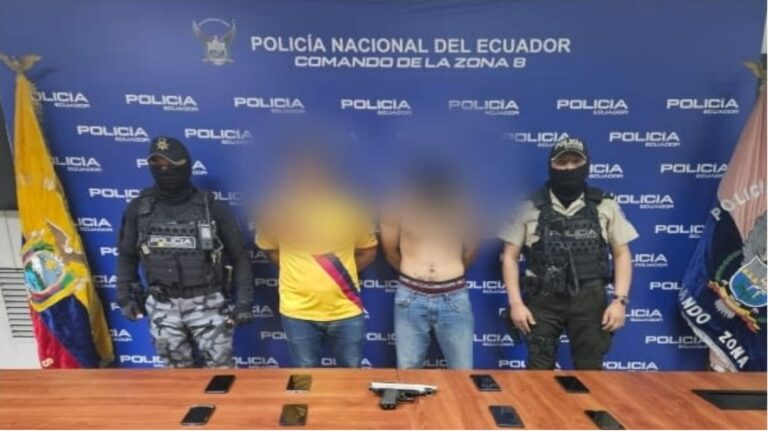 En Durán fueron aprehendidos dos presuntos asaltantes