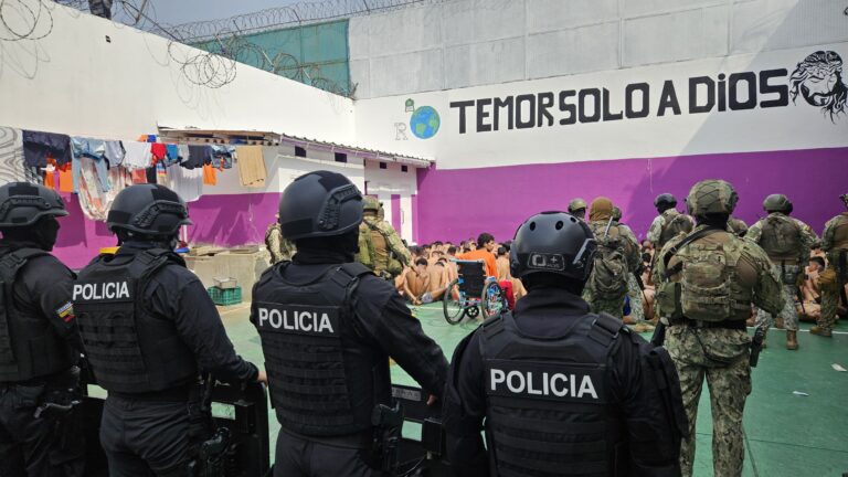 Bloque de Seguridad realizó intervención en la Penitenciaría