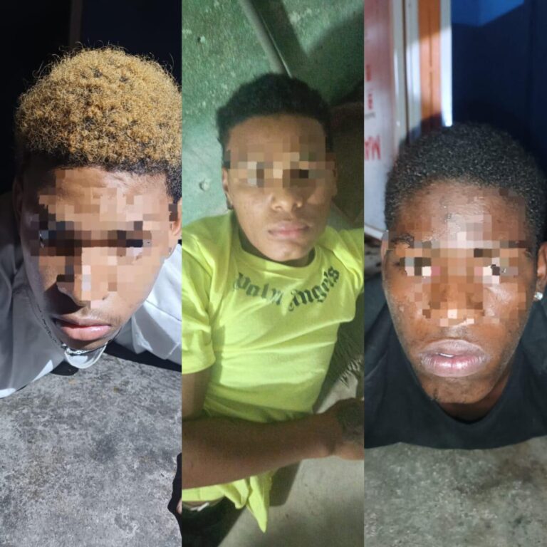 Tres aprehendidos por delito flagrante de tentativa de asesinato