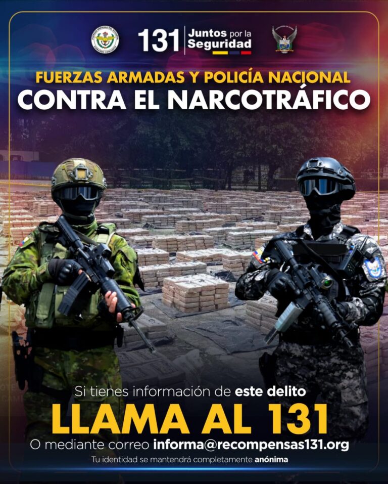 Plan de Recompensas 131 entregó un millón de dólares por información en la lucha contra el crimen organizado
