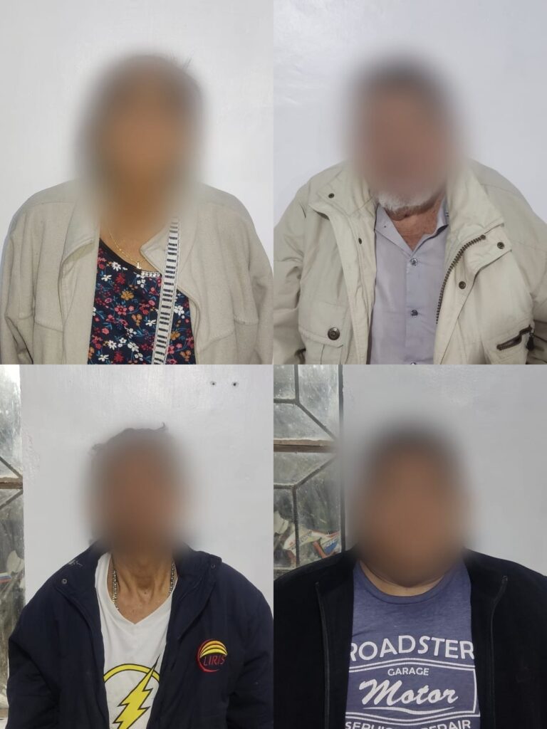 Aprehensión de ciudadanos por suplantación de identidades