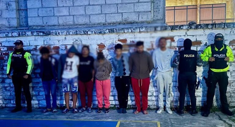 07 aprehendidos de “Los Lobos”, presuntos implicados en el delito de tentativa de terrorismo