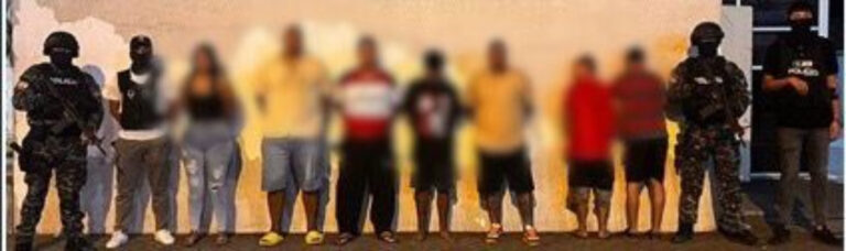 Policía captura a 07 presuntos secuestradores en Guayaquil