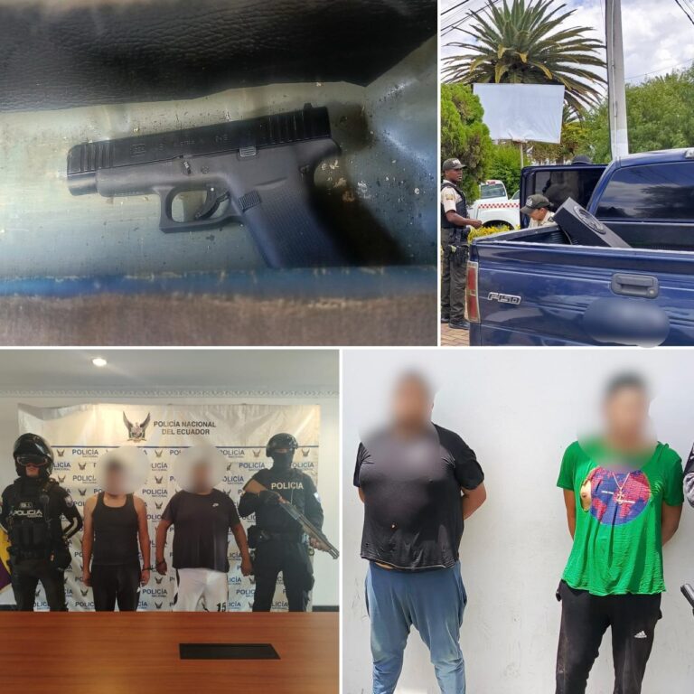 Capturan a presuntos integrantes de “Los Lobos” en Ibarra