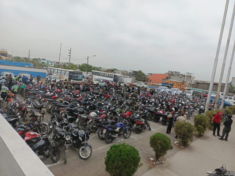 En Durán, operativo policial «Tormenta 7» deja 220 motocicletas retenidas