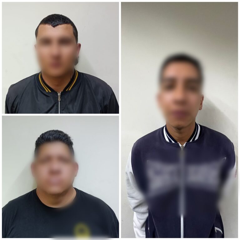 Tres presuntos extorsionadores fueron aprehendidos en Quito