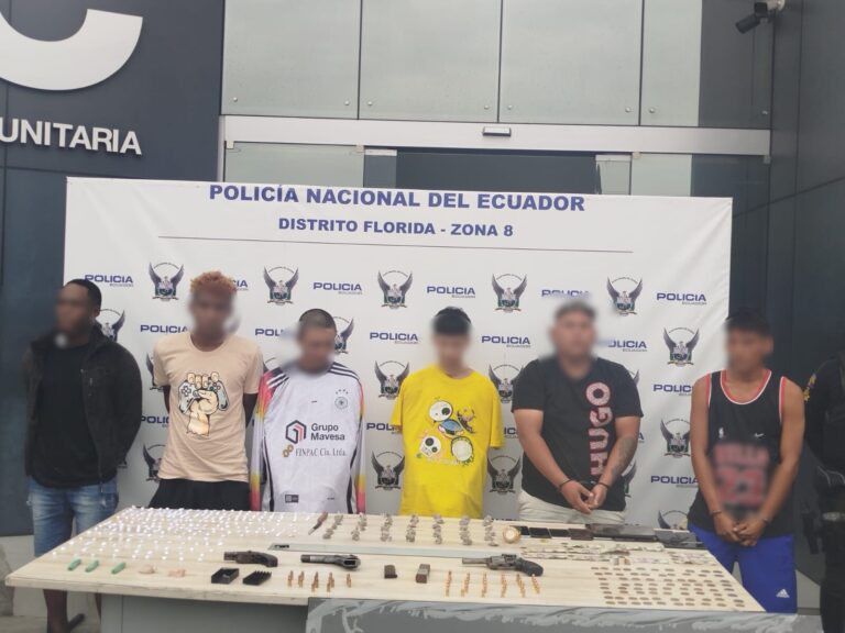 Operativo policial «Resurgir 39» deja 6 aprehendidos en Nueva Prosperina
