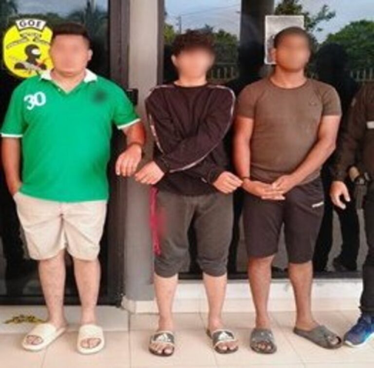 Aprehendidos tres presuntos extorsionadores en Orellana