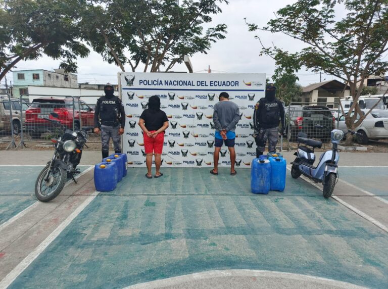 Operativos en el sur de Guayaquil dejan un capturado y una aprehendida