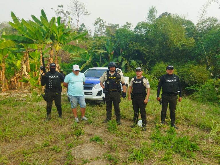 La Policía Nacional del Ecuador liberó a una persona secuestrada y aprehendió a un implicado en Los Ríos