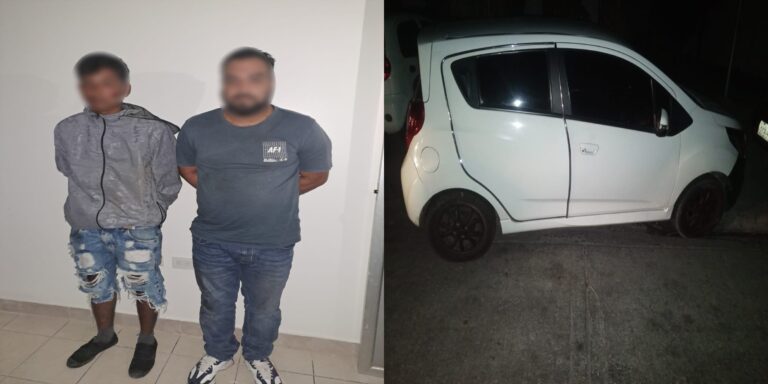 Persecución policial permite aprehender a dos sujetos en Guayaquil