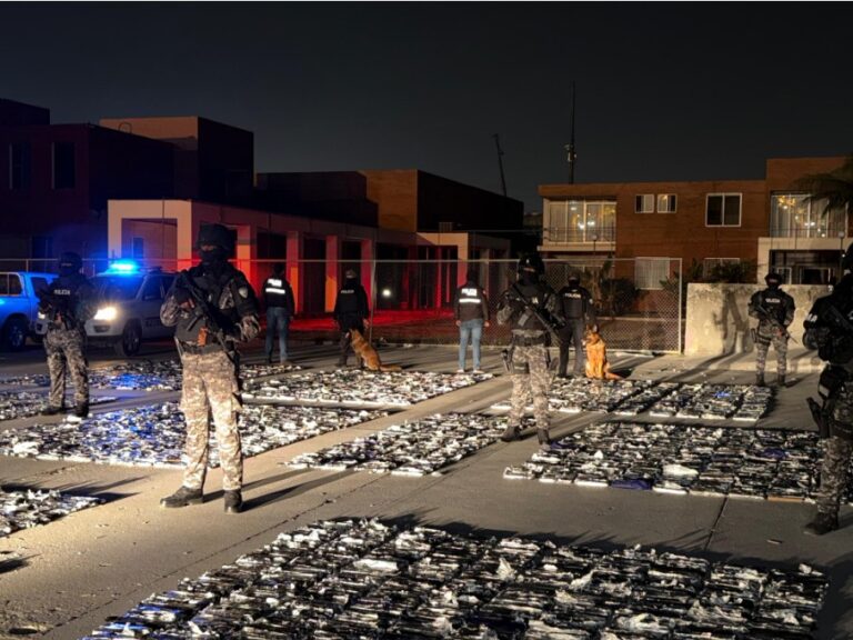 Policía incautó media tonelada de droga en Guayas