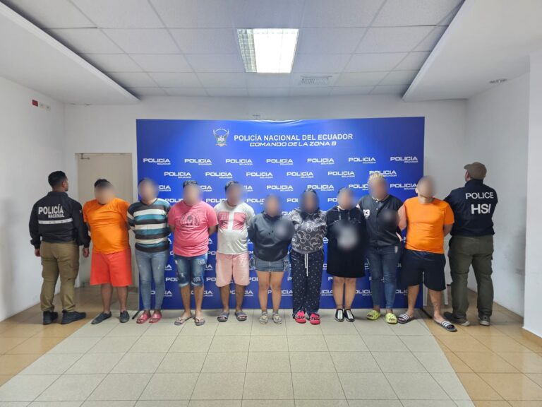 Operativo policial permitió la captura de nueve presuntos integrantes de ‘Los Lobos’