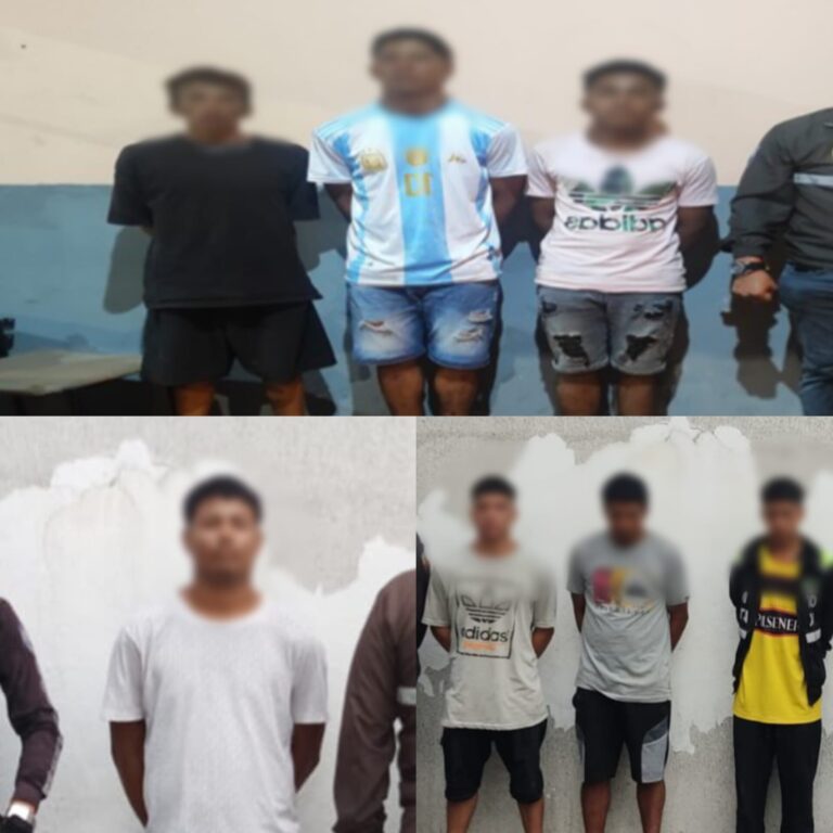 Policía capturó a cinco presuntos implicados en la comercialización de droga