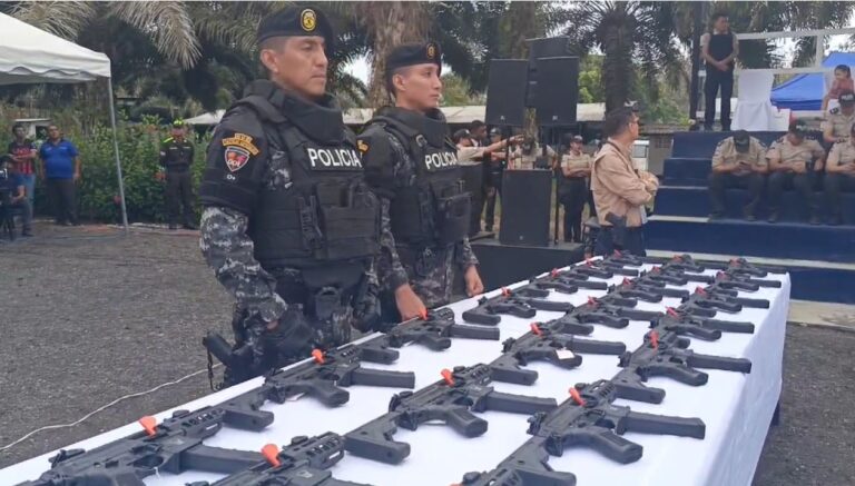 Policía Nacional fortalece su equipamiento para la lucha contra el crimen organizado