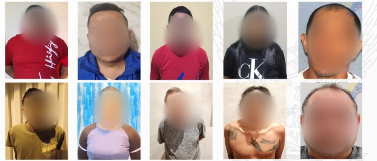 Capturados 14 antosociales entre ellos alias ‘Pilozo’, cabecilla de ‘Las Águilas’