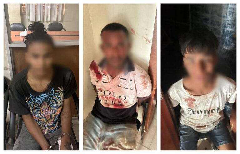 Policía, capturó a tres sujetos durante un enfrentamiento armado