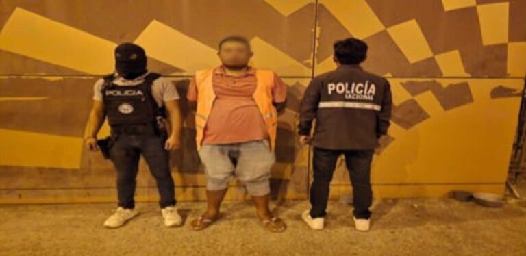 En Esmeraldas se capturó un sujeto por el delito de extorsión