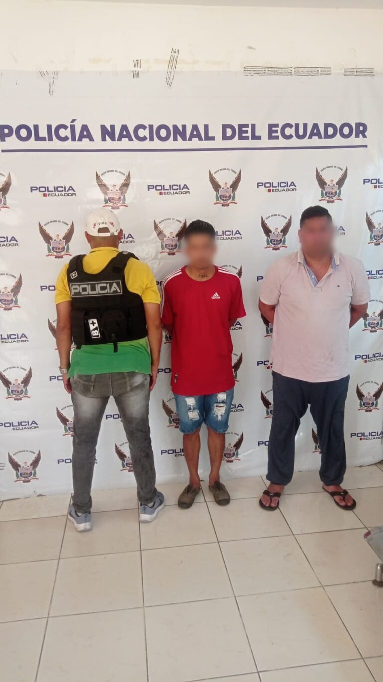 2 sujetos aprehendidos por el delito de receptación en Daule