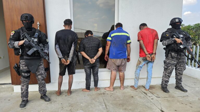 5 aprehendidos tras un ataque armado en Nueva Prosperina