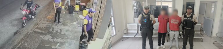 Policía captura presuntos asaltantes en Guayaquil