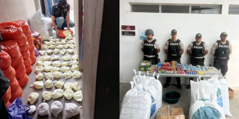 Policía desmantela 2 fábricas clandestinas de pirotecnia en Guayaquil