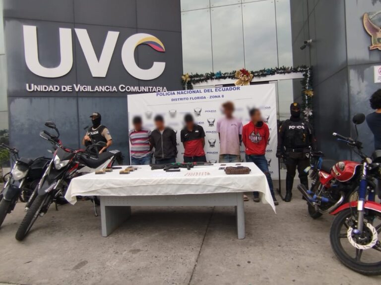 Operación Resurgir 44 deja 6 aprehendidos en Guayaquil