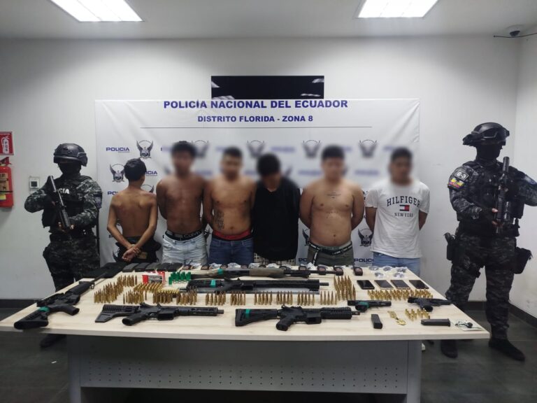 Operativo policial «Resurgir 45» deja 5 aprehendidos en Nueva Prosperina
