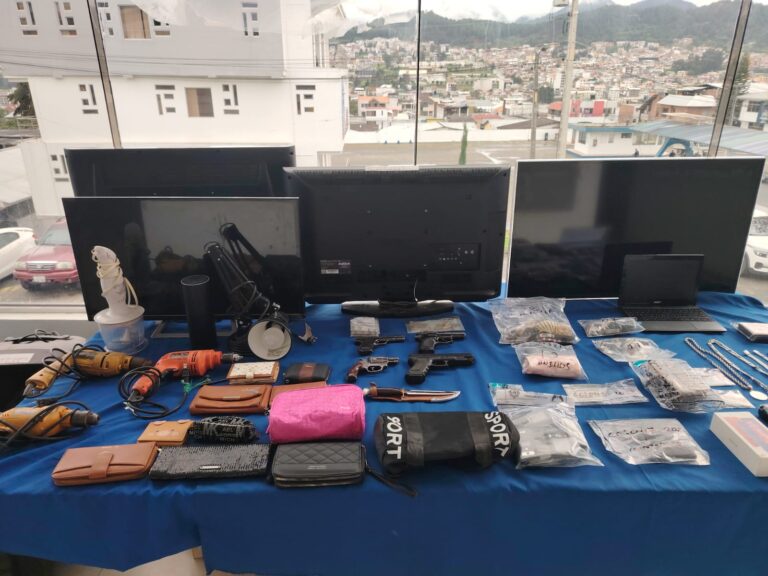 Policía desarticula organización delictiva dedicada al robo de domicilios