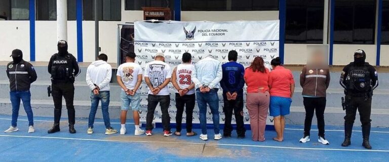 Policía captura a ocho sujetos por tentativa de asesinato en Ibarra