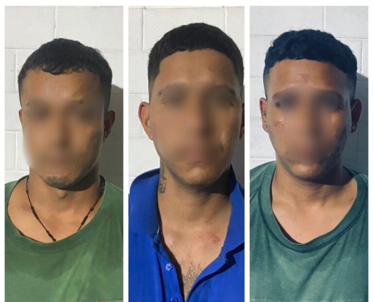 En Vinces tres aprehendidos por presunto tráfico de sustancias sujetas a fiscalización y porte de arma de fuego