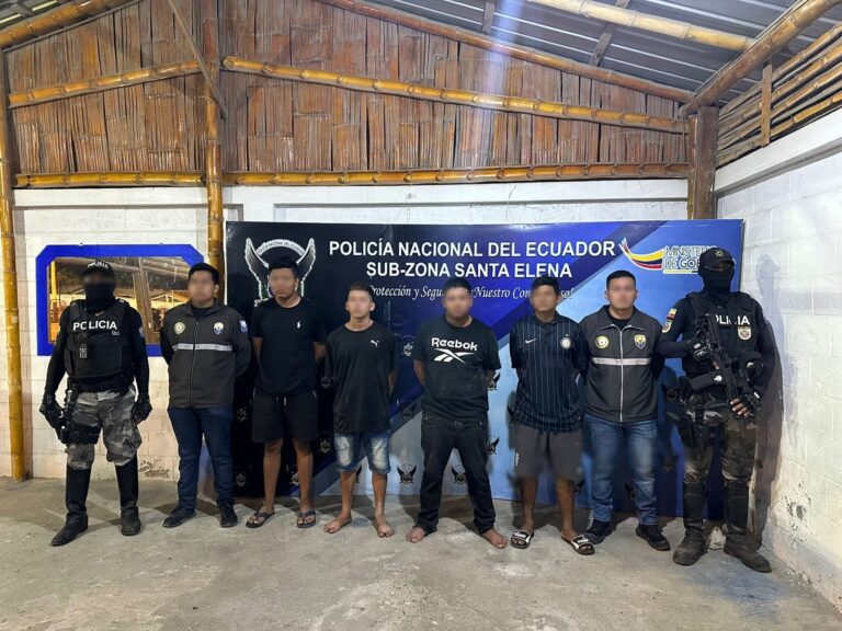 Se aprehendió a cuatro implicados en el atentado contra funcionaria judicial en Santa Elena