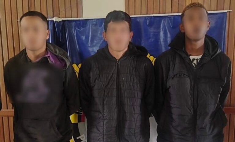 Policía captura tres sujetos por el delito de robo y tenencia de armas