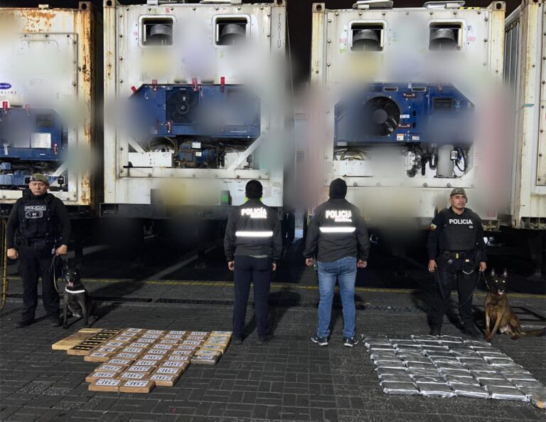 Policía evitó el envío de 94 bloques de droga a Bélgica