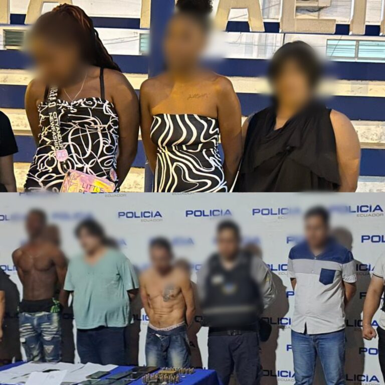 Operativo Libertad 103 dejó ocho presunto extorsionadores aprehendidos en Machala