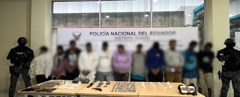 Operativo Tormenta 18 dejó 11 aprehendidos en Durán