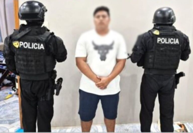 Policía aprehendió a un ciudadano por tenencia ilegal de armas de fuego en Guayaquil