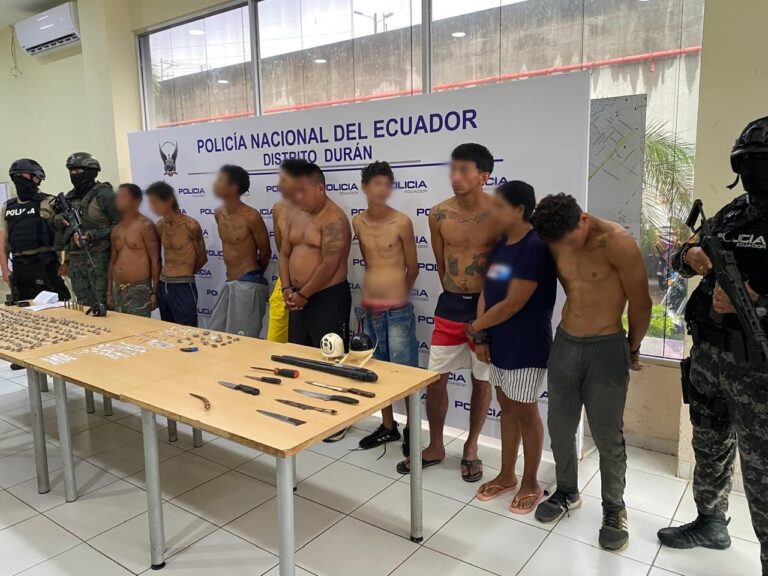 Operativo Tormenta 16 dejó 9 aprehendidos en Durán