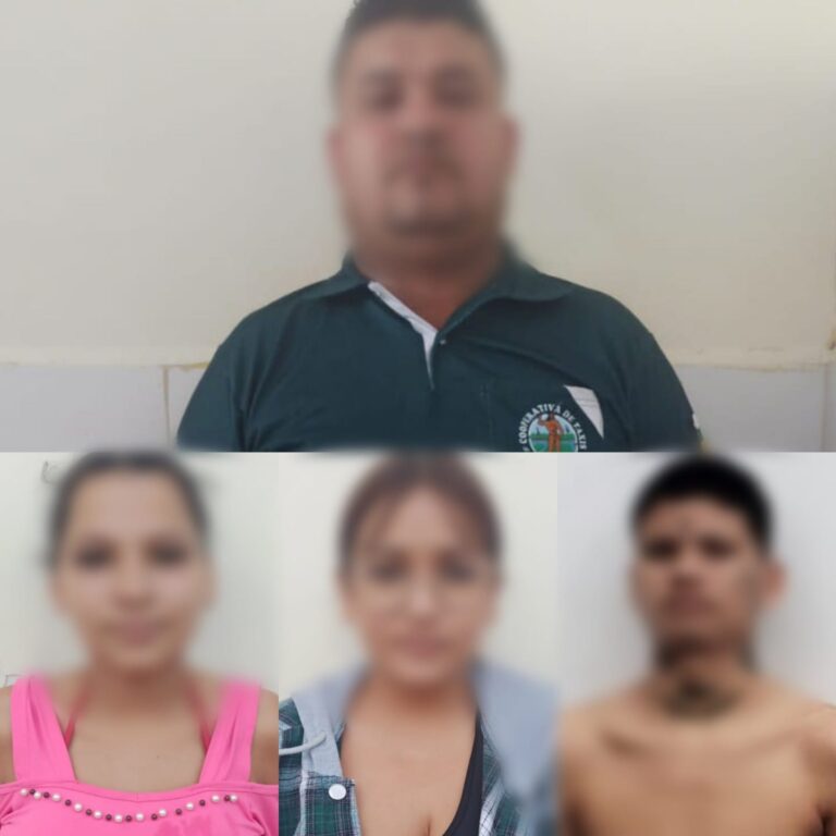 Cuatro aprehendidos por el delito de extorsión en Orellana